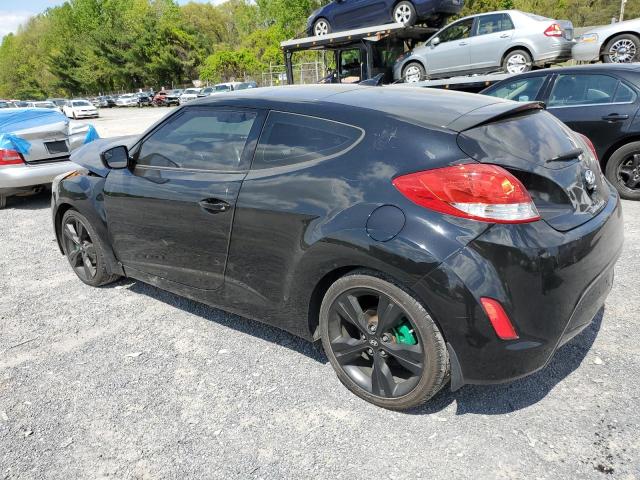 VIN: KMHTC6AD6GU300052 Auction: COPART Lot: 49571783 Location: PA - YORK HAVEN KMHTC6AD6GU300052 HYUNDAI VELOSTER 2016 BLACK Photo 2