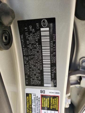 2021 LEXUS ES 300H LU 58AEA1C18MU006323