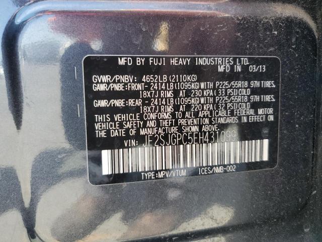 JF2SJGPC5EH431099 Subaru Forester 2.0xt Touring