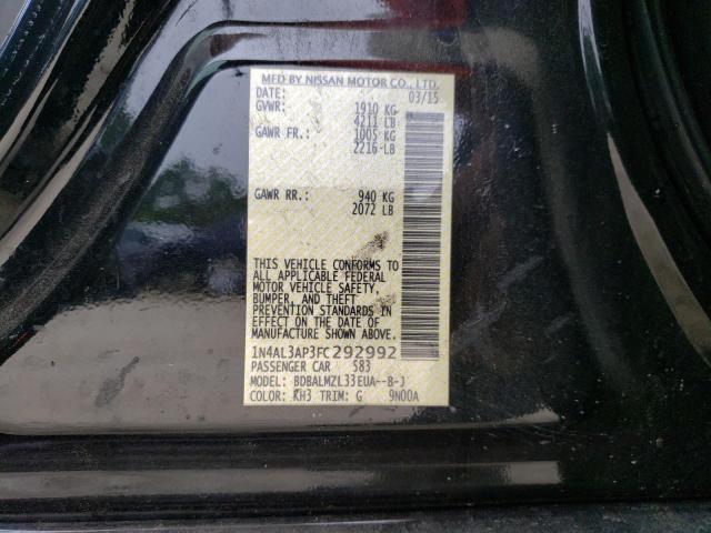 2015 NISSAN ALTIMA 2.5 - 1N4AL3AP3FC292992