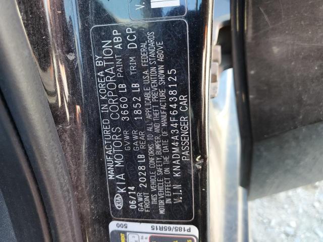 KNADM4A34F6438125 KIA RIO LX