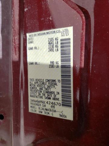 1N4AA6AP6GC424670 Nissan Maxima 3.5s