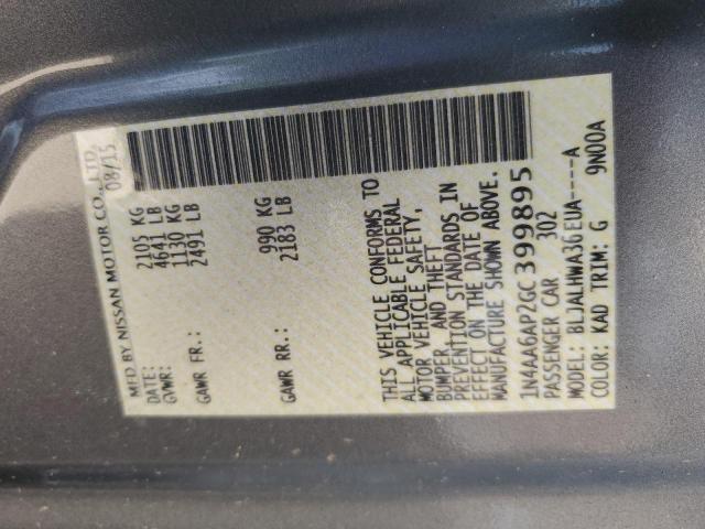1N4AA6AP2GC399895 Nissan Maxima 3.5s