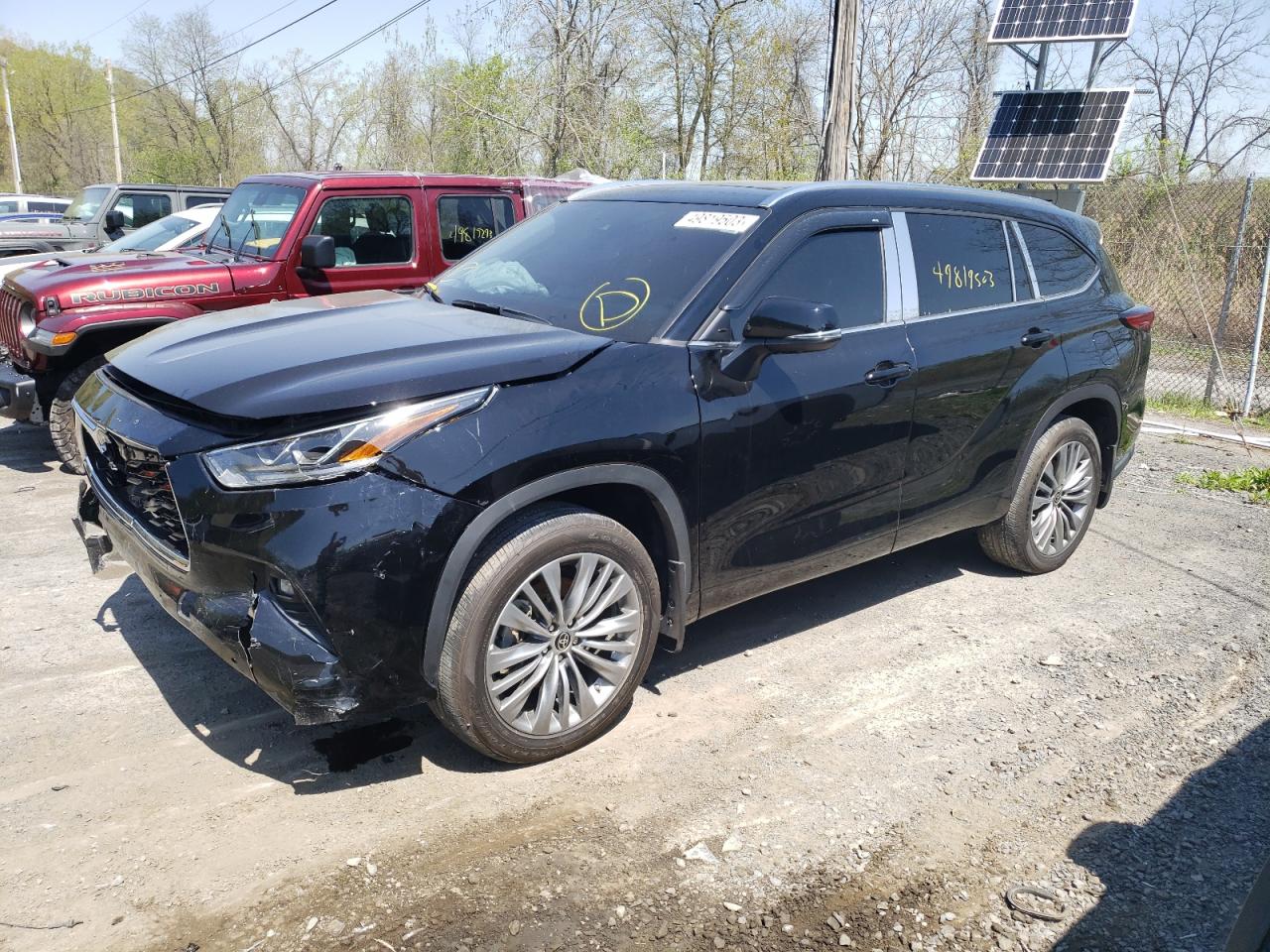 2021 TOYOTA HIGHLANDER PLATINUM for Sale NY NEWBURGH Tue. May 23