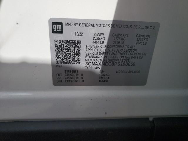 2023 CHEVROLET EQUINOX RS 3GNAXMEG8PS108650