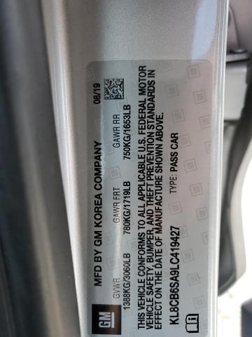 2020 CHEVROLET SPARK KL8CB6SA9LC419427