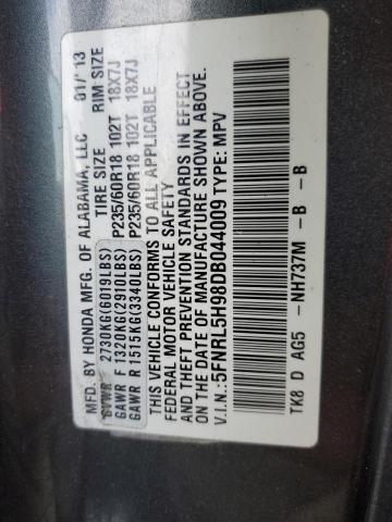 VIN 5FNRL5H98DB044009 2013 HONDA ODYSSEY no.13