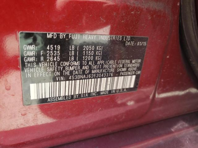 4S3BNAJ62F3043376 Subaru Legacy 2.5i Limited