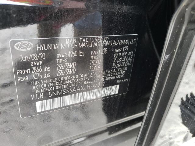 2020 HYUNDAI SANTA FE L - 5NMS53AAXLH246352