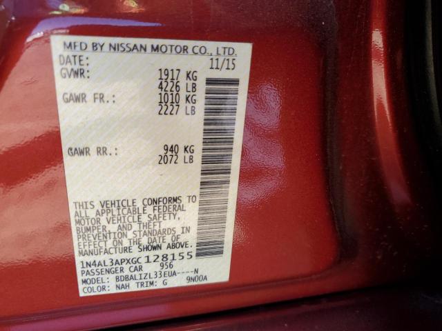 1N4AL3APXGC128155 Nissan ALTIMA 2.5