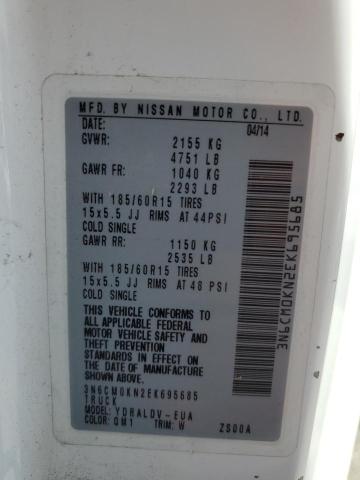 3N6CM0KN2EK695685 Nissan NV200 2.5S