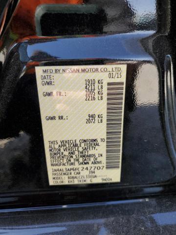 1N4AL3AP6FC247707 Nissan ALTIMA 2.5