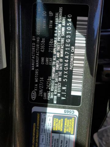 5XXGN4A71EG310540 KIA OPTIMA EX