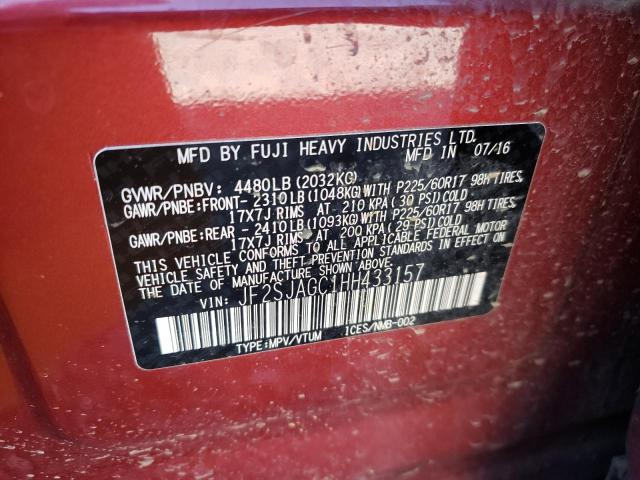 JF2SJAGC1HH433157 Subaru Forester 2.5i Premium