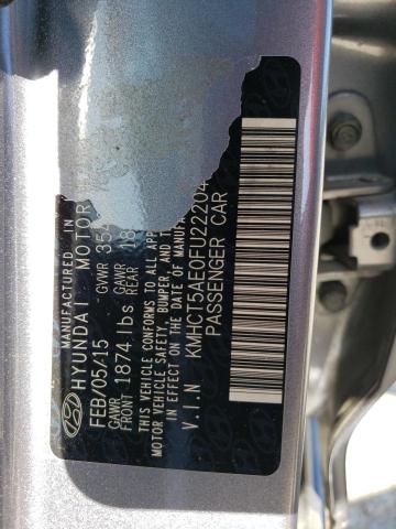 2015 HYUNDAI ACCENT GS - KMHCT5AE0FU222045