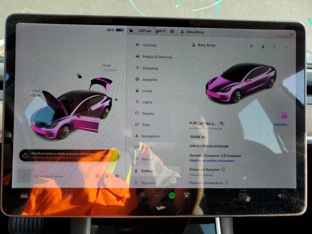 5YJ3E1EAXJF005148 Tesla MODEL 3