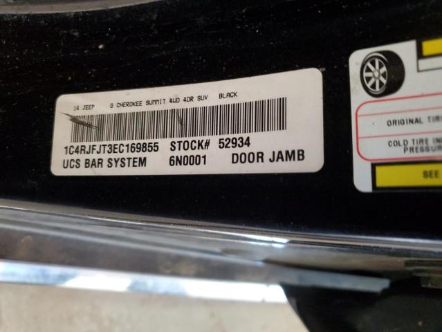1C4RJFJT3EC169855 Jeep Grand Cherokee Summit