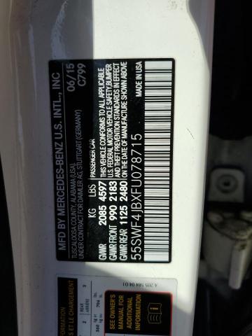 55SWF4JBXFU078715 Mercedes-Benz C 300