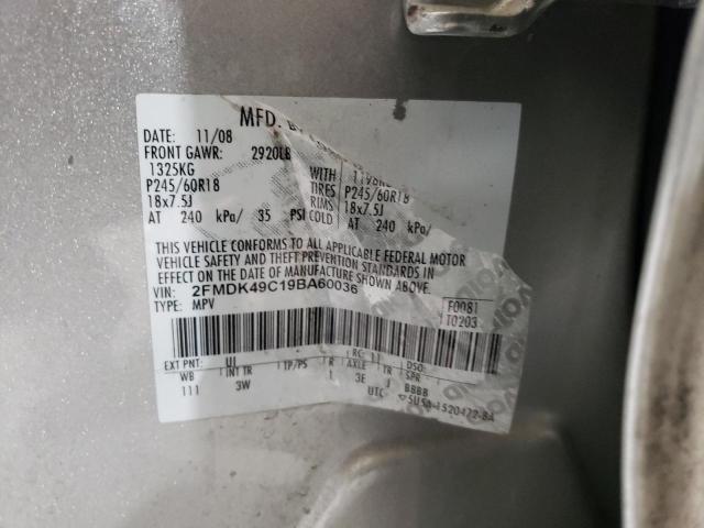 2009 FORD EDGE LIMIT 2FMDK49C19BA60036