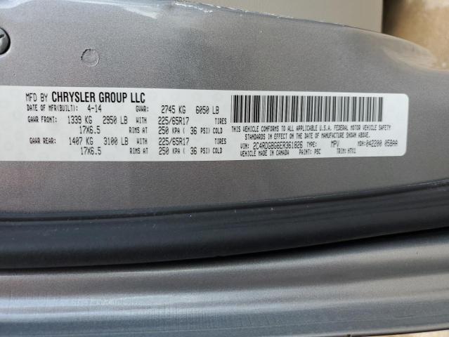 2C4RDGBG6ER361826 Dodge Grand Caravan Se