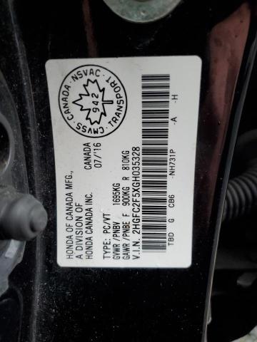 2016 HONDA CIVIC LX - 2HGFC2F5XGH035328