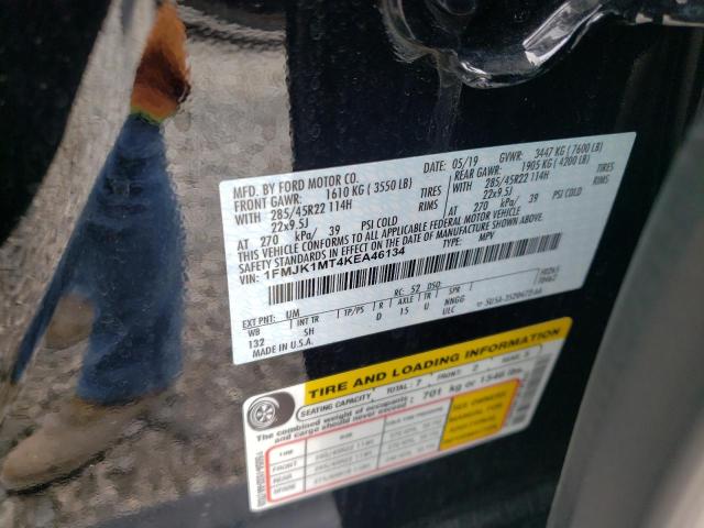 1FMJK1MT4KEA46134 Ford Expedition Max Platinum