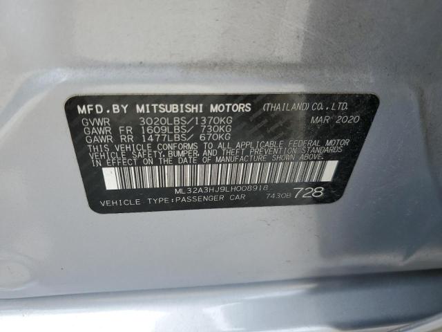 2020 MITSUBISHI MIRAGE ES - ML32A3HJ9LH008918