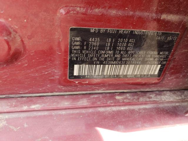 4S3BMBD63E3014648 Subaru Legacy 2.5i Premium