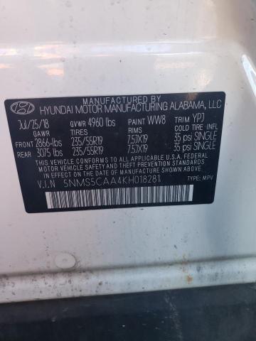 2019 HYUNDAI SANTA FE L - 5NMS5CAA4KH018281