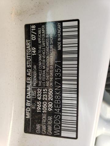 WDDSJ4EB8KN713571 Mercedes-Benz CLA 250
