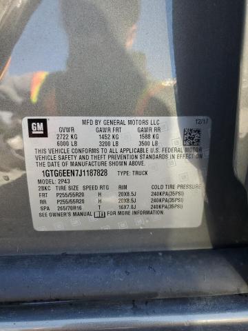 1GTG6EEN7J1187828 GMC Canyon Denali