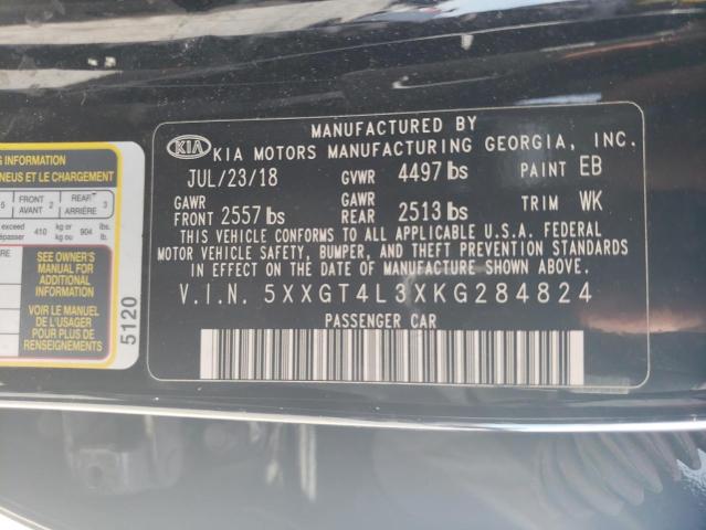5XXGT4L3XKG284824 KIA Optima Lx