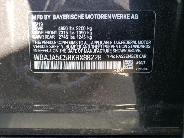 WBAJA5C58KBX88228 BMW 530 I