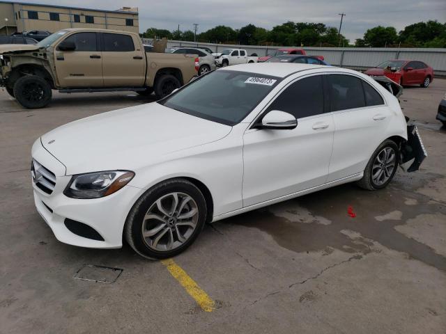 Salvage cars for sale from Copart Wilmer, TX: 2017 Mercedes-Benz C300