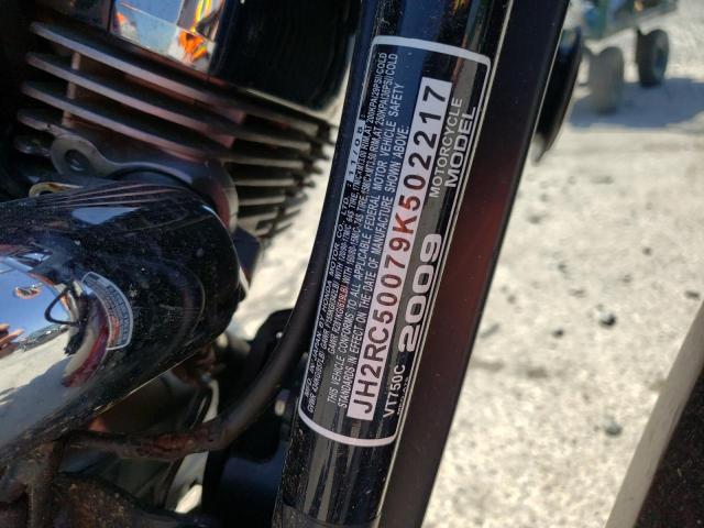 2009 HONDA VT750 C JH2RC50079K502217