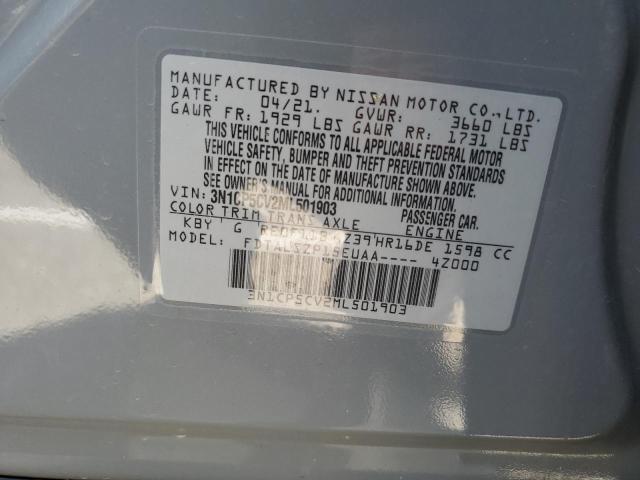 3N1CP5CV2ML501903 Nissan KICKS SV