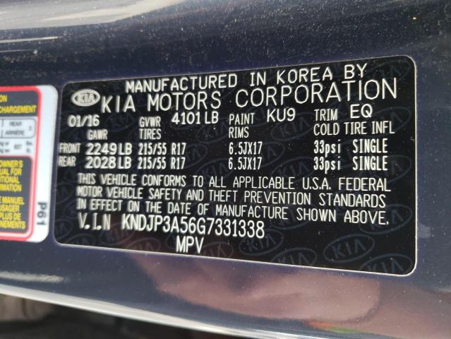 KNDJP3A56G7331338 KIA SOUL +