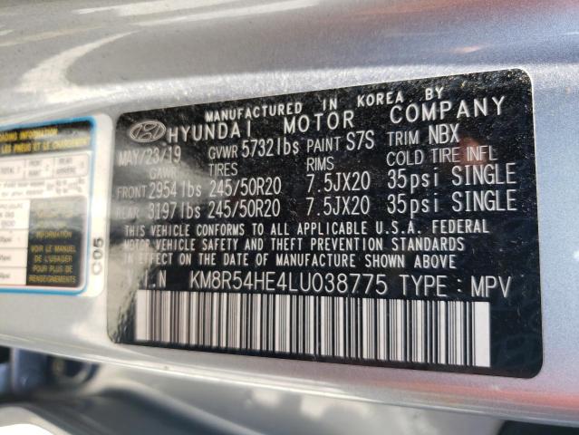 VIN KM8R54HE4LU038775 2020 HYUNDAI PALISADE no.13