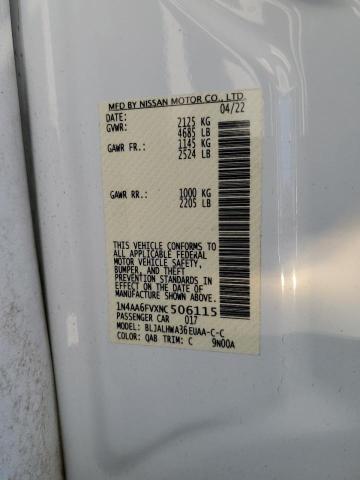 1N4AA6FVXNC506115 Nissan Maxima Platinum