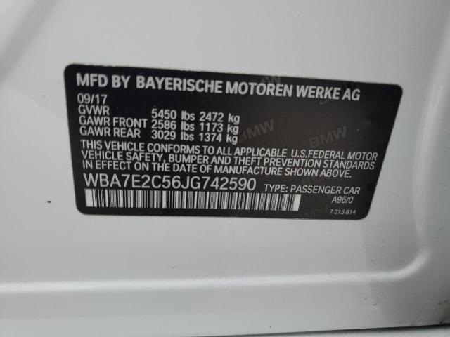 2018 BMW 740 I - WBA7E2C56JG742590
