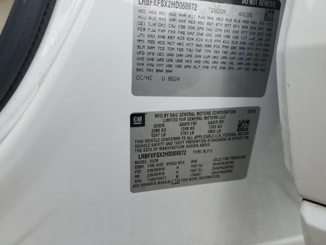 LRBFXFSX2HD068872 Buick Envision Premium Ii