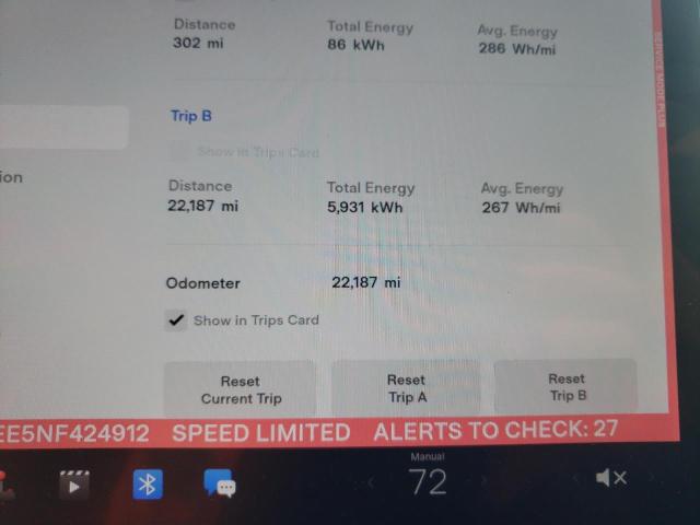 7SAYGDEE5NF424912 Tesla Model Y