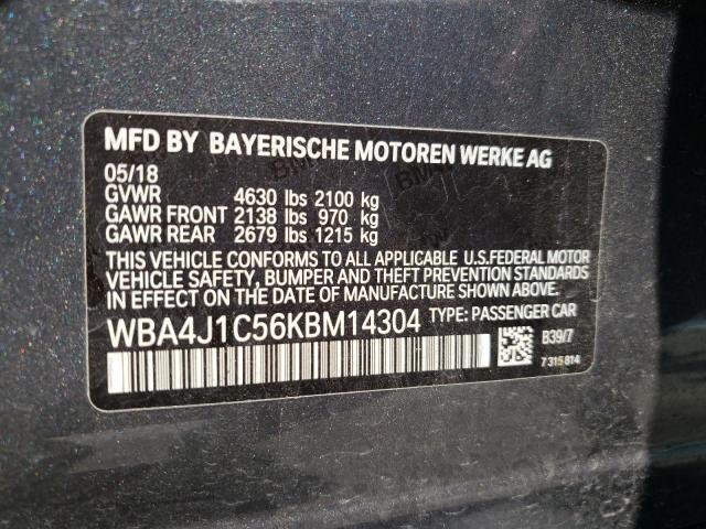 WBA4J1C56KBM14304 BMW 430i Gran Coupe