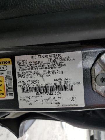 2016 FORD FUSION 4D 3FA6P0T93GR118236