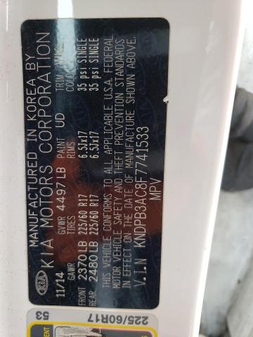 KNDPB3AC8F7741533 KIA Sportage Lx