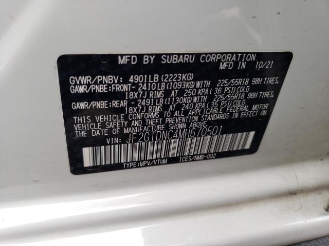 JF2GTDNC4MH670501 Subaru Crosstrek Limited