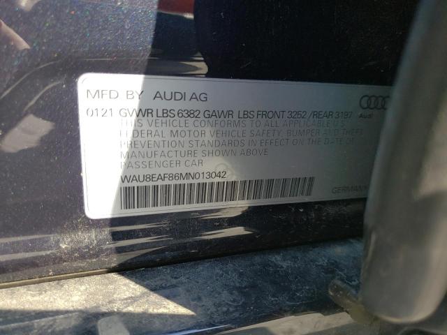 2021 AUDI A8 L WAU8EAF86MN013042