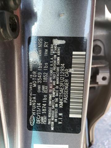 2015 HYUNDAI ACCENT GS - KMHCT5AE3FU212934