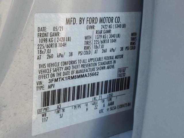 3FMTK1RM8MMA35662 Ford Mustang Mach-e Select
