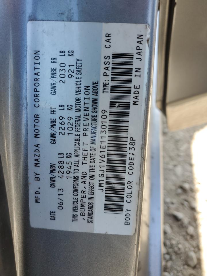 JM1GJ1V61E1130109 2014 Mazda 6 Touring